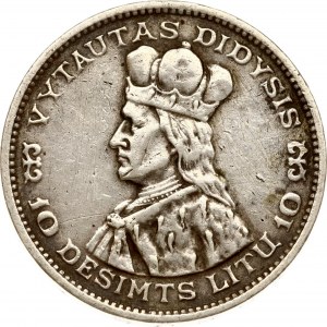 Lithuania 10 Litu 1936 Vytautas