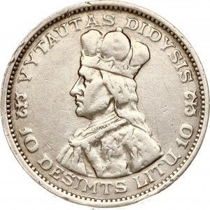 Lithuania 10 Litu 1936 Vytautas
