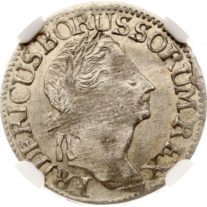 Poland East Prussia 3 Groschen 1784 A NGC 63 TOP POP