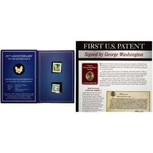 USA 1 Cent - 1 Dollar 1963-2018 & Medal & Badge & Post Stamps Set Lot of 14 pcs