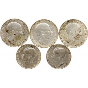 Yugoslavia 20 & 50 Dinara 1938 Lot of 5 coins