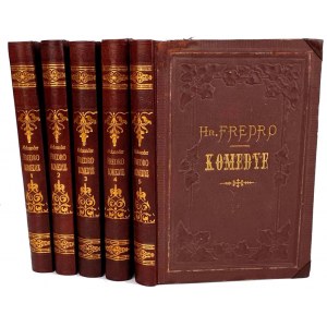FREDRO- COMEDYE vols. 1-5 complete edition 1871
