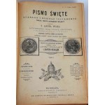 PISMO ŚWIĘTE STAREGO I NOWEGO TESTAMENTU wg. przekładu J. WUJKA 1000 ilustracji Tom I-III [komplet] PIĘKNA OPRAWA