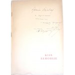 SZELBURG-ZAREMBINA - KIJE SAMOBIJE wyd.1951 ilustr. Szancer, autograf Autorki