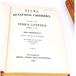 CHODŹKO- PISMA t.I-III wyd. Wilno 1880-1 dworki szlacheckie
