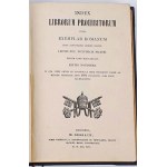 [INDEKS KSIĄG ZAKAZANYCH] INDEX LIBRORUM PROHIBITORUM 1892