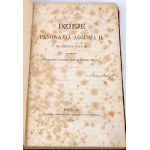 JAROCHOWSKI- DZIEJE PANOWANIA AUGUSTA II 1856