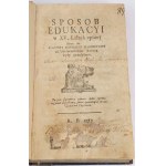 BIELIŃSKI- SPOSOB EDUKACYI W XV LISTACH OPISANY 1775