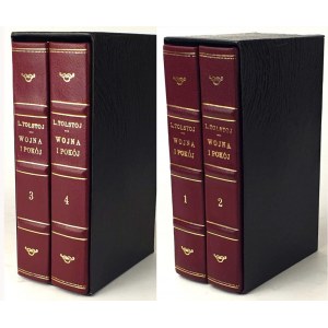 [Z biblioteki gabinetowej] TOŁSTOJ- WOJNA I POKÓJ. T. 1-4. Warszawa 1978