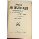 PAMIĘTNIKI KRÓLA STANISŁAWA AUGUSTA. Warszawa 1915