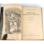 DEFOE - PRZYPADKI ROBINSONA KRUZOE ilustr. Grandville'a wyd.1954r.