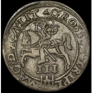 Sigismund II Augustus, Trojak 1562, Vilnius - wide - rare
