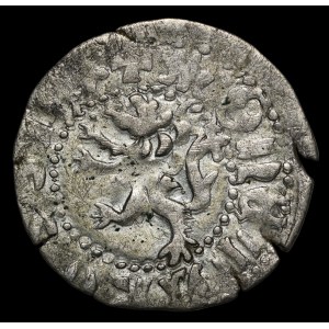 Ladislaus II Jagiello, Rus' Quarterly without date, Lviv - x by the lion's tail - rare