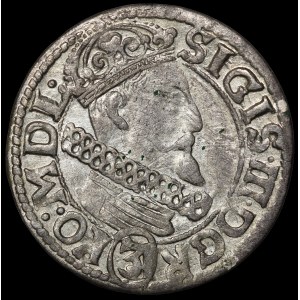 Sigismund III Vasa, 3 Crores 1616, Krakow