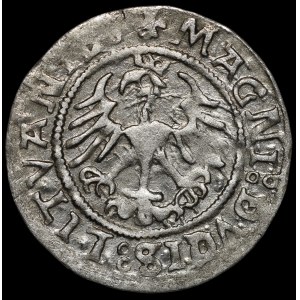 Sigismund I the Old, Half-penny 1522, Vilnius - piercings - rare