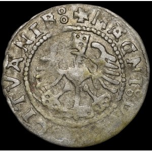 Sigismund I the Old, Half-penny 1528, Vilnius - Without V - punch - undescribed and very rare.