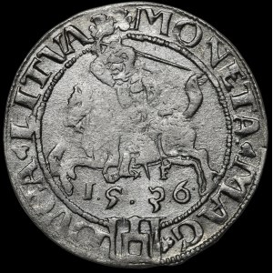 Sigismund I the Old, Penny 1536, Vilnius - letter F - LITVA/LITVA - rare
