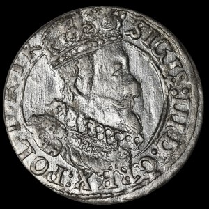 Sigismund III Vasa, 1626 penny, Gdansk - beautiful