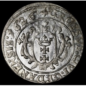 Sigismund III Vasa, 1626 penny, Gdansk - beautiful