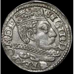 Sigismund III Vasa, Trojak 1598, Poznań - P from the left