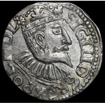 Sigismund III Vasa, Trojak 1595, Bydgoszcz - narrower bust - undescribed