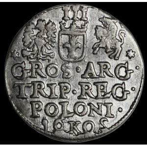 Sigismund III Vasa, Trojak 1602, Krakow - 2 in mirror image