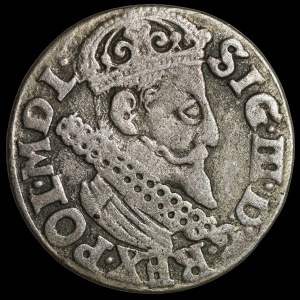 Sigismund III Vasa, Trojak 1622, Krakow - punch - rare