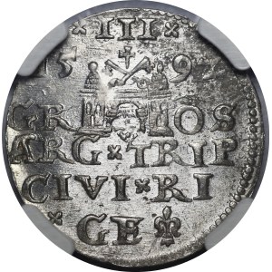 Sigismond III Vasa, Troïka 1592, Riga