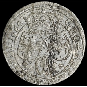 Jan II Kazimierz, Szóstak 1660 GBA, Lwów - b. rzadki i piękny