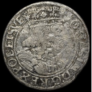 John II Casimir, Sixth of 1661 GBA, Lviv - without the Slepowron coat of arms - very rare