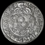 John II Casimir, Ort 1661 NH, Elblag - rare and beautiful