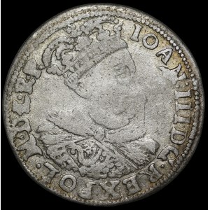 John III Sobieski, the Sixpence of 1683, Cracow - crowned - rare