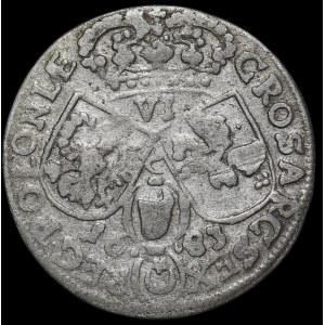 John III Sobieski, the Sixpence of 1683, Cracow - crowned - rare
