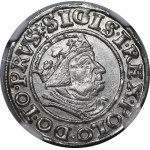 Sigismund I the Old, Grosz 1539, Gdansk - PRVS - beautiful