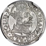 Stefan Batory, 1579 penny, Gdansk - beautiful