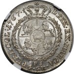 Stanislaw August Poniatowski, Gold 1767 FS, Warsaw - beautiful