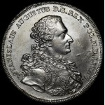 Stanislaw August Poniatowski, Thaler 1766 FS, Warsaw - armorer - beautiful