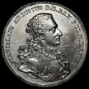 Stanisław August Poniatowski, Talar 1766 FS, Warszawa - zbrojarz - piękny