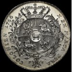 Stanislaw August Poniatowski, Thaler 1766 FS, Warsaw - armorer - beautiful