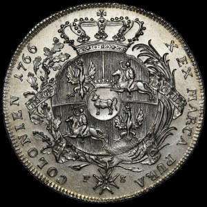Stanisław August Poniatowski, Talar 1766 FS, Warszawa - zbrojarz - piękny