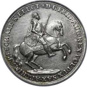 Augustus III Sas, Vicar thaler 1741, Dresden