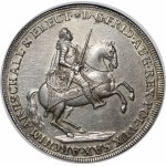 Augustus III Sas, Vicar thaler 1741, Dresden