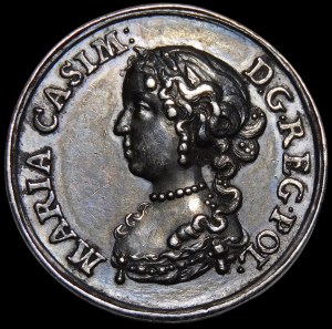 Polska, Jan III Sobieski, Medal pary królewskiej - rzadki