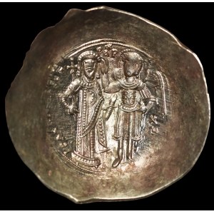 Byzantium, Isaac II Angelus (1185-1195), Aspron trachy, Constantinople