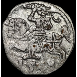 Zygmunt II August, Denar 1548, Wilno - piękny i b. rzadki