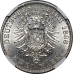 Germany, Prussia, Frederick III 1888, 2 marks 1888 A, Berlin