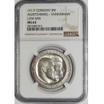 Germany, Kingdom of Württemberg, Wilhelm II, 3 Marks 1911 F, Stuttgart