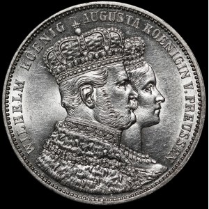 Niemcy, Prusy, Wilhelm I, Talar koronacyjny, 1861 A, Berlin