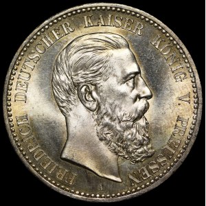 Germany, Prussia, Frederick III, 5 marks 1888 A Berlin