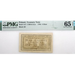 4 gold 1794 - ser. (2)(D) - BEAUTIFUL